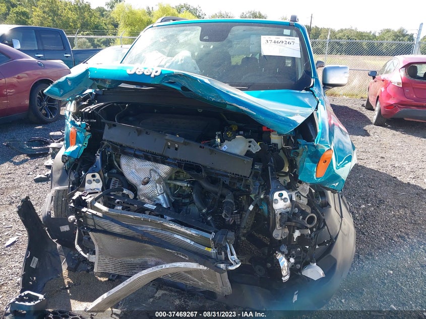 VIN ZACNJDBB9MPM69352 2021 JEEP RENEGADE LATITUDE