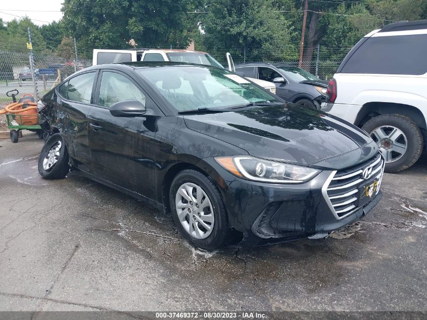 2017 HYUNDAI ELANTRA SE - KMHD74LF2HU396730