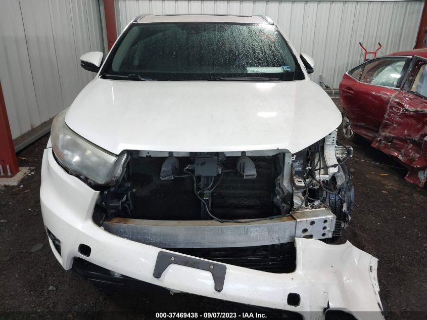 2016 TOYOTA HIGHLANDER LIMITED - 5TDDKRFHXGS277503