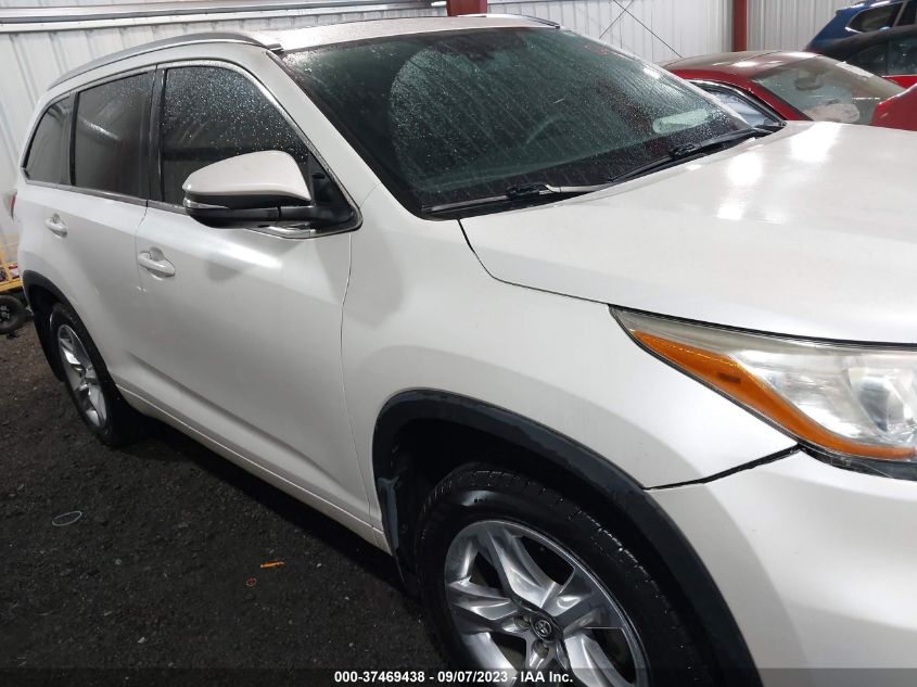 2016 TOYOTA HIGHLANDER LIMITED - 5TDDKRFHXGS277503