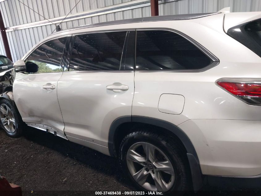 2016 TOYOTA HIGHLANDER LIMITED - 5TDDKRFHXGS277503