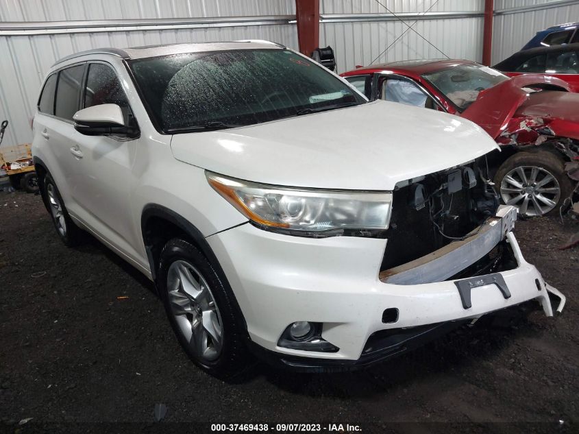 2016 TOYOTA HIGHLANDER LIMITED - 5TDDKRFHXGS277503