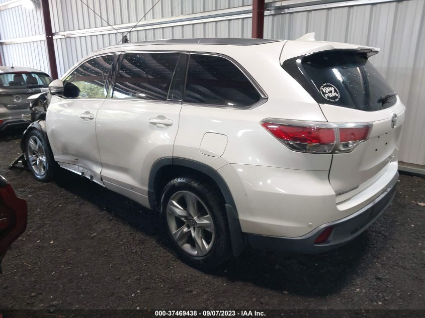 2016 TOYOTA HIGHLANDER LIMITED - 5TDDKRFHXGS277503