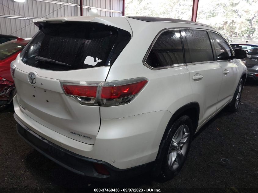 2016 TOYOTA HIGHLANDER LIMITED - 5TDDKRFHXGS277503