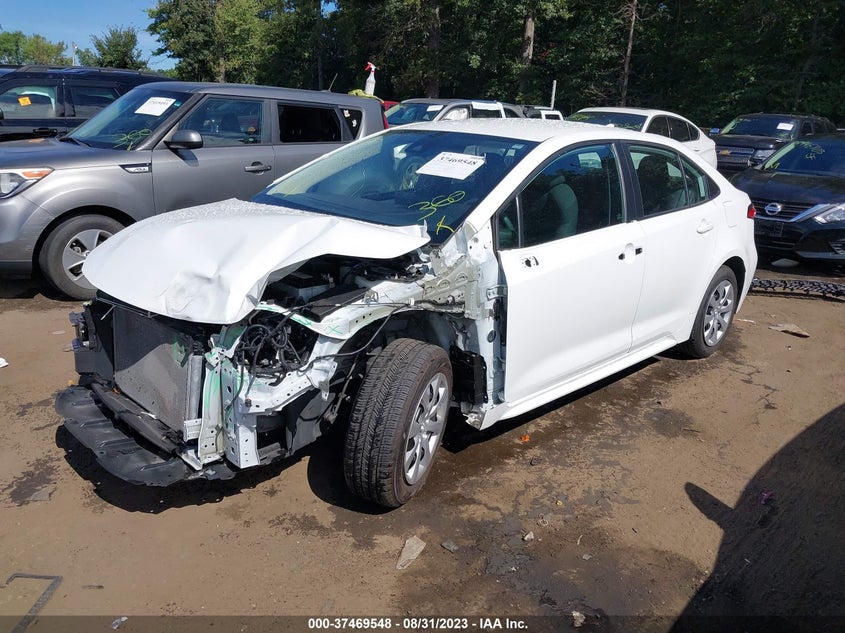VIN 5YFEPMAE8MP222574 2021 TOYOTA COROLLA LE