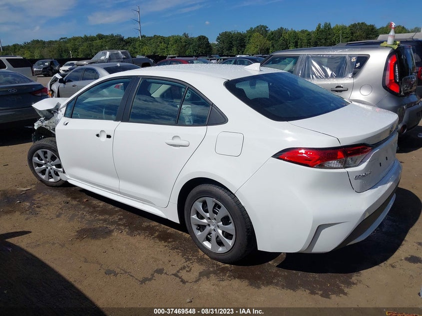 VIN 5YFEPMAE8MP222574 2021 TOYOTA COROLLA LE