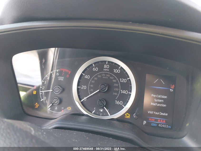 VIN 5YFEPMAE8MP222574 2021 TOYOTA COROLLA LE