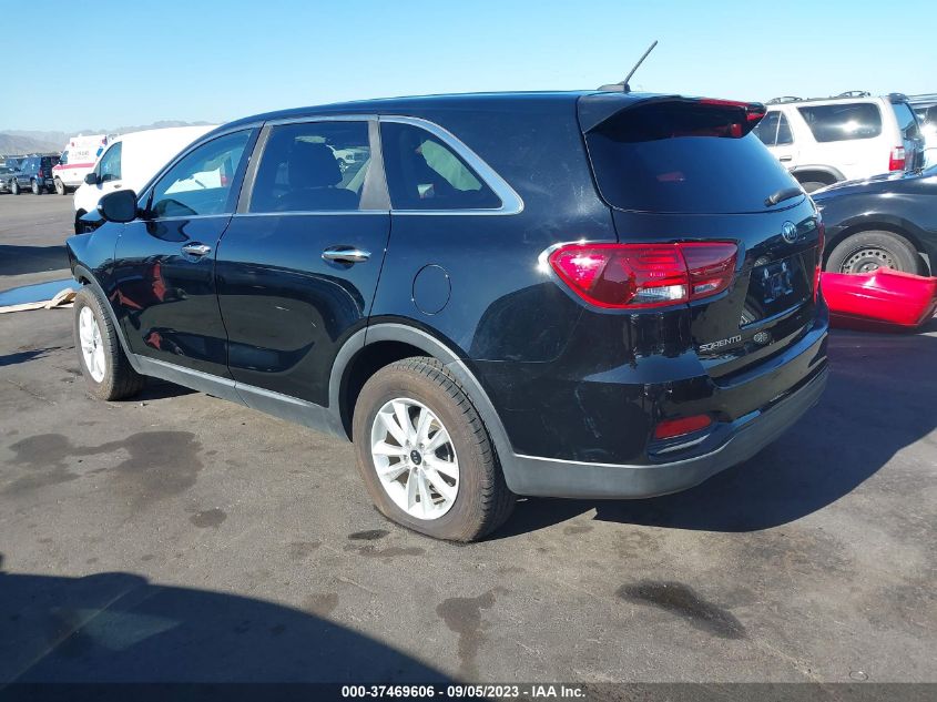 2019 KIA SORENTO LX V6 - 5XYPG4A57KG489084