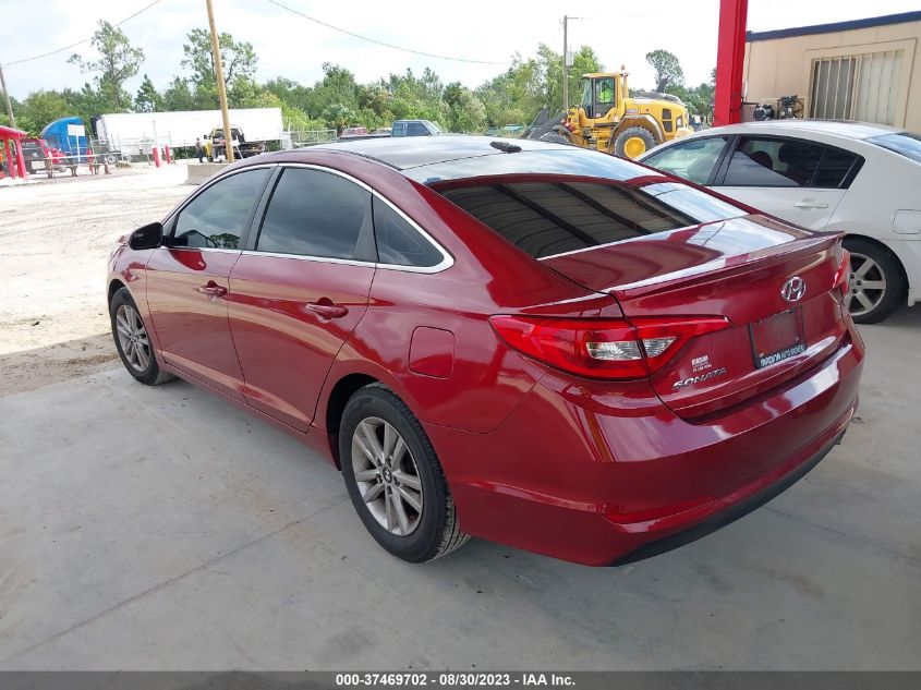 2016 HYUNDAI SONATA 2.4L SE - 5NPE24AFXGH339338