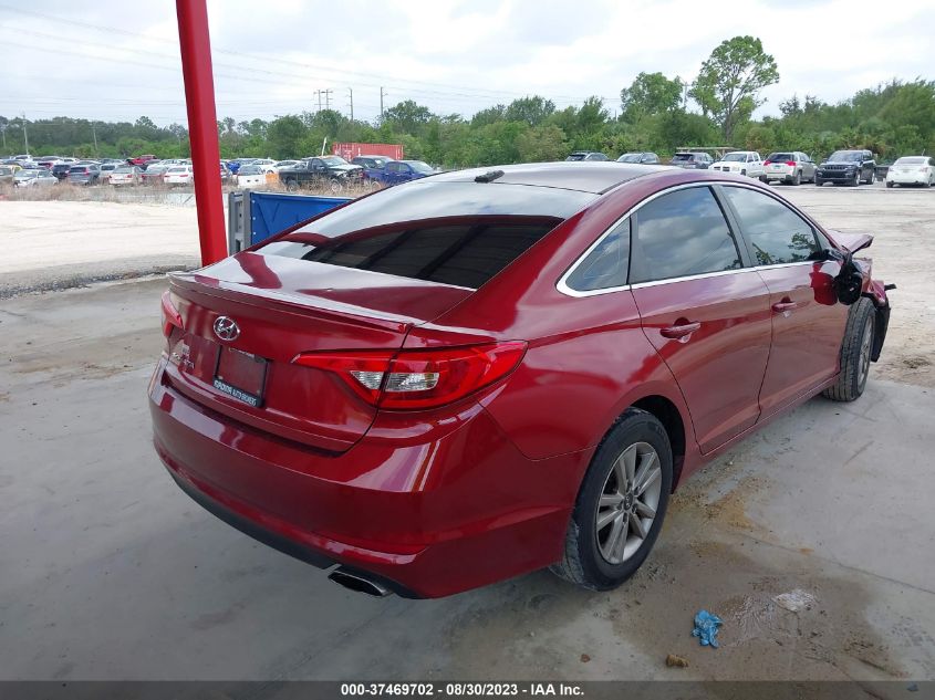 2016 HYUNDAI SONATA 2.4L SE - 5NPE24AFXGH339338