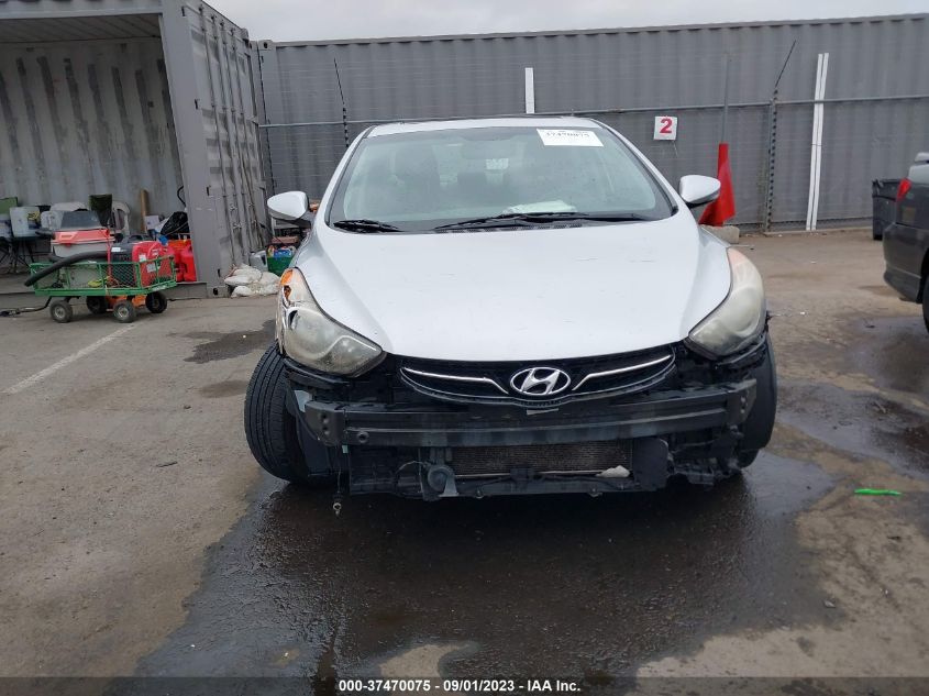 2013 HYUNDAI ELANTRA LIMITED PZEV - KMHDH4AE4DU871666