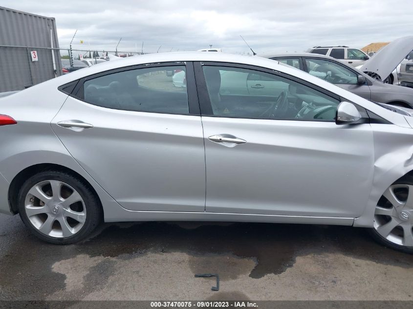 2013 HYUNDAI ELANTRA LIMITED PZEV - KMHDH4AE4DU871666
