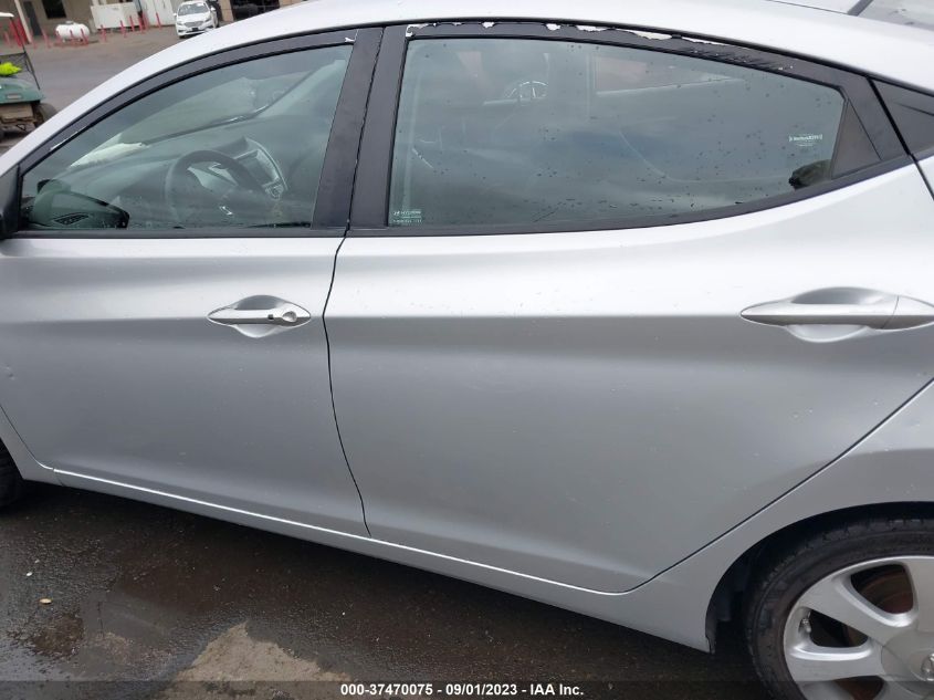 2013 HYUNDAI ELANTRA LIMITED PZEV - KMHDH4AE4DU871666