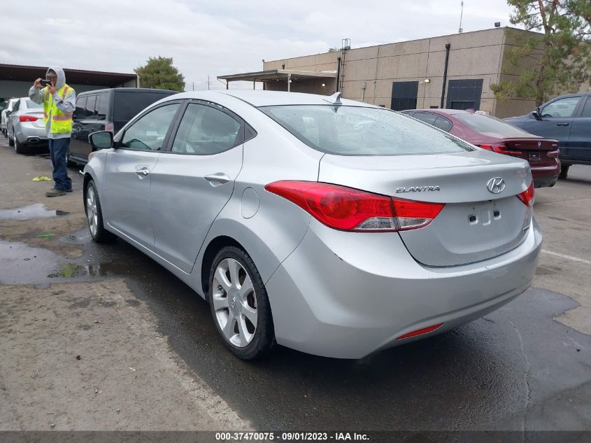 2013 HYUNDAI ELANTRA LIMITED PZEV - KMHDH4AE4DU871666