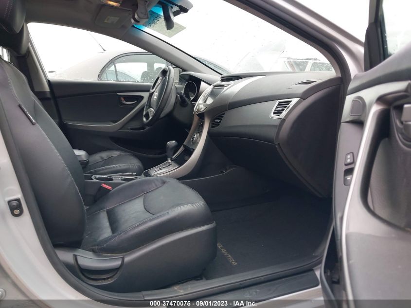 2013 HYUNDAI ELANTRA LIMITED PZEV - KMHDH4AE4DU871666