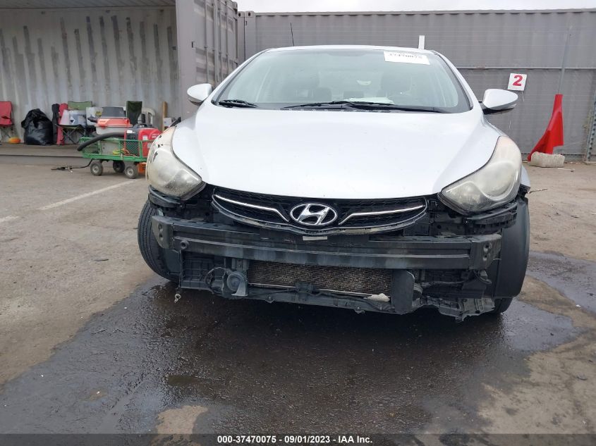 2013 HYUNDAI ELANTRA LIMITED PZEV - KMHDH4AE4DU871666