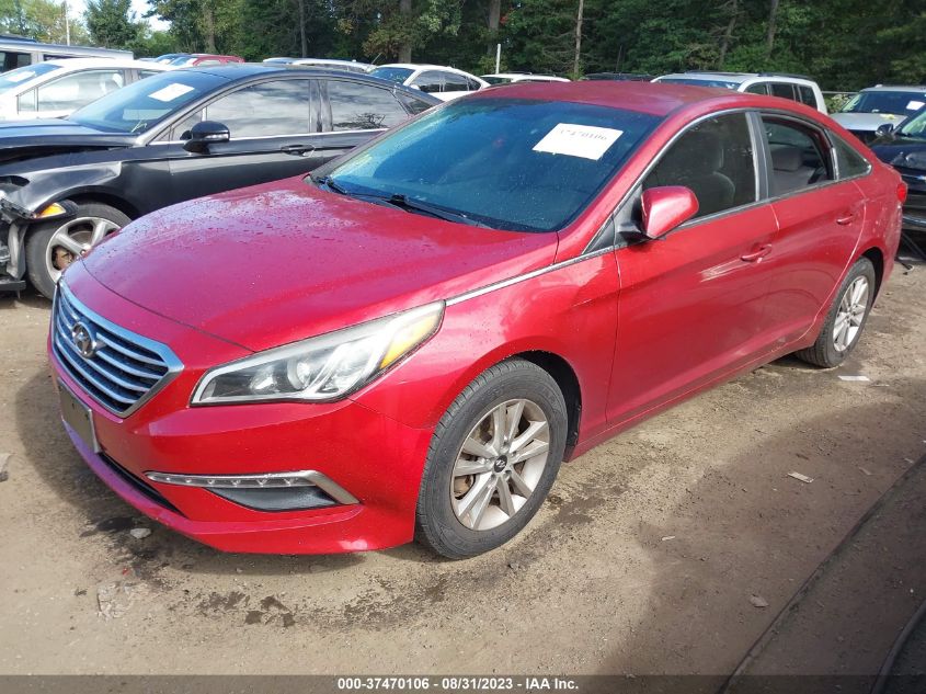 2015 HYUNDAI SONATA 2.4L SE - 5NPE24AF9FH026604