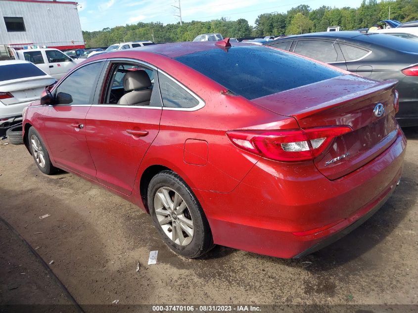 2015 HYUNDAI SONATA 2.4L SE - 5NPE24AF9FH026604