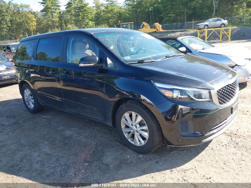 2018 KIA SEDONA LX - KNDMB5C14J6382853