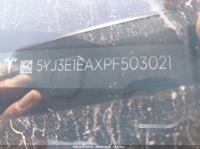 2023 TESLA MODEL 3 - 5YJ3E1EAXPF503021