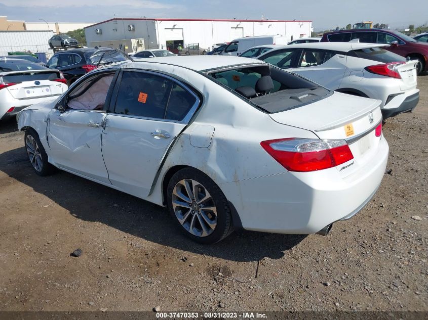 2014 HONDA ACCORD SEDAN SPORT - 1HGCR2F53EA256430