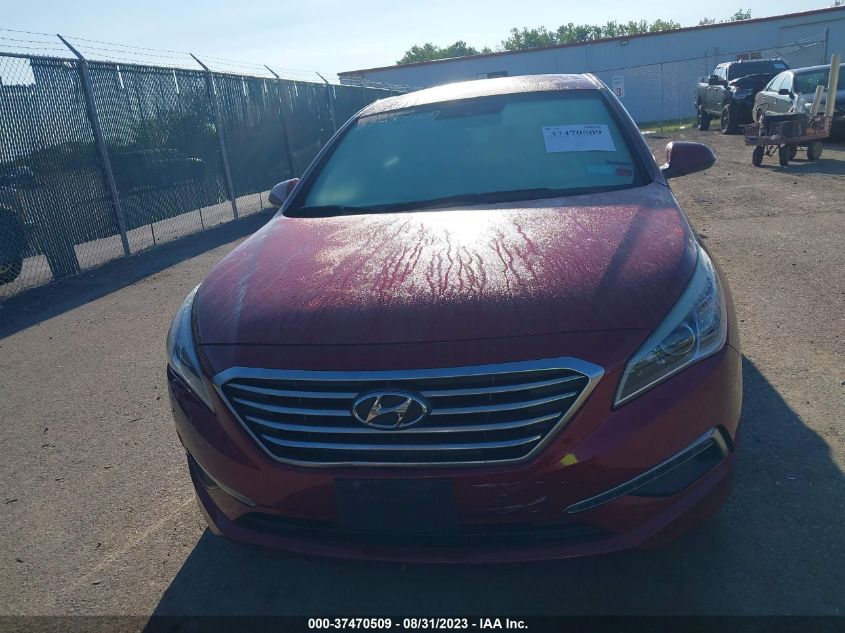 2015 HYUNDAI SONATA 2.4L SE - 5NPE24AF1FH246397