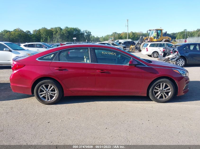 2015 HYUNDAI SONATA 2.4L SE - 5NPE24AF1FH246397