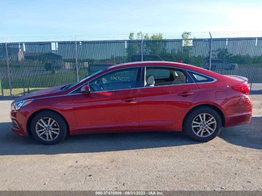 2015 HYUNDAI SONATA 2.4L SE - 5NPE24AF1FH246397