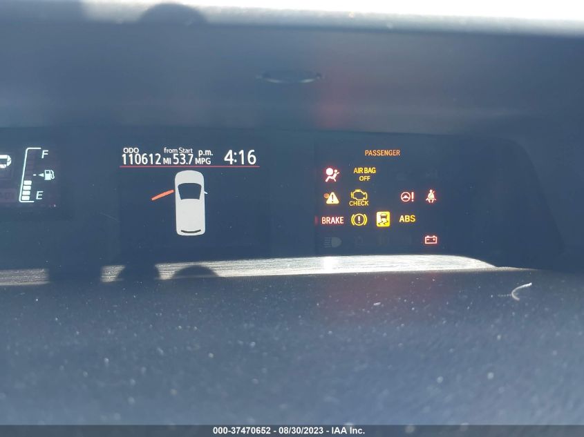 2014 TOYOTA PRIUS C ONE/THREE/TWO/FOUR - JTDKDTB35E1064087