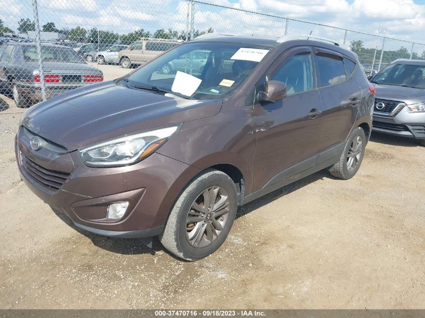 VIN KM8JUCAG5EU829213 2014 HYUNDAI TUCSON no.2