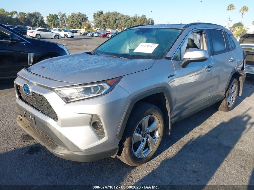 VIN 4T3B6RFV5MU040302 2021 TOYOTA RAV4 HYBRID