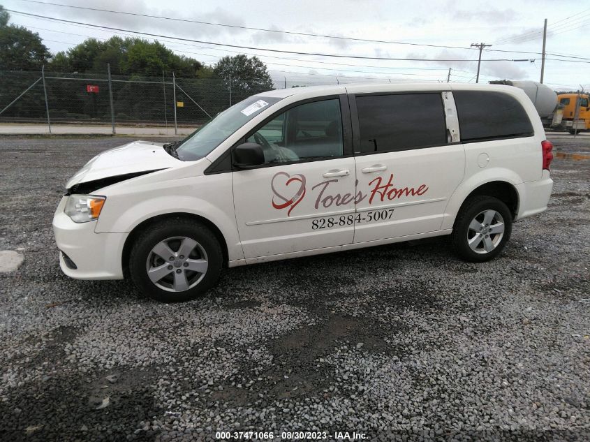 2013 DODGE GRAND CARAVAN SE - 2C4RDGBG5DR656091