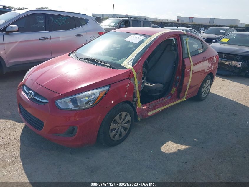2016 HYUNDAI ACCENT SE - KMHCT4AE3GU078227
