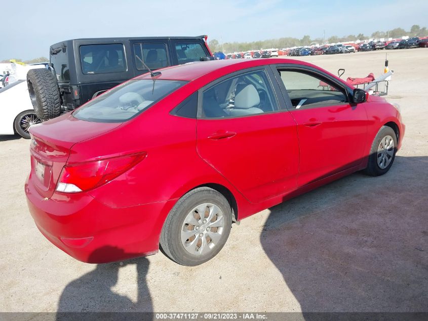 2016 HYUNDAI ACCENT SE - KMHCT4AE3GU078227