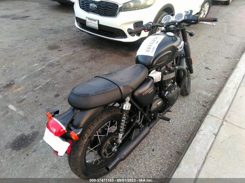 2019 TRIUMPH MOTORCYCLE BONNEVILLE T100 SMTD10GN8KT907436