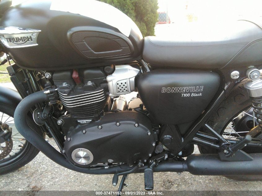 2019 TRIUMPH MOTORCYCLE BONNEVILLE T100 SMTD10GN8KT907436