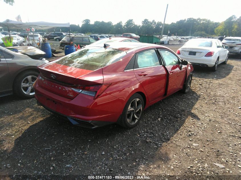 2022 HYUNDAI ELANTRA LIMITED - KMHLP4AG6NU331186