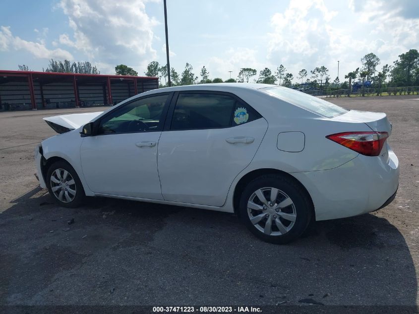 2015 TOYOTA COROLLA L/LE/LE PLS/PRM/S/S PLS - 2T1BURHE1FC460431
