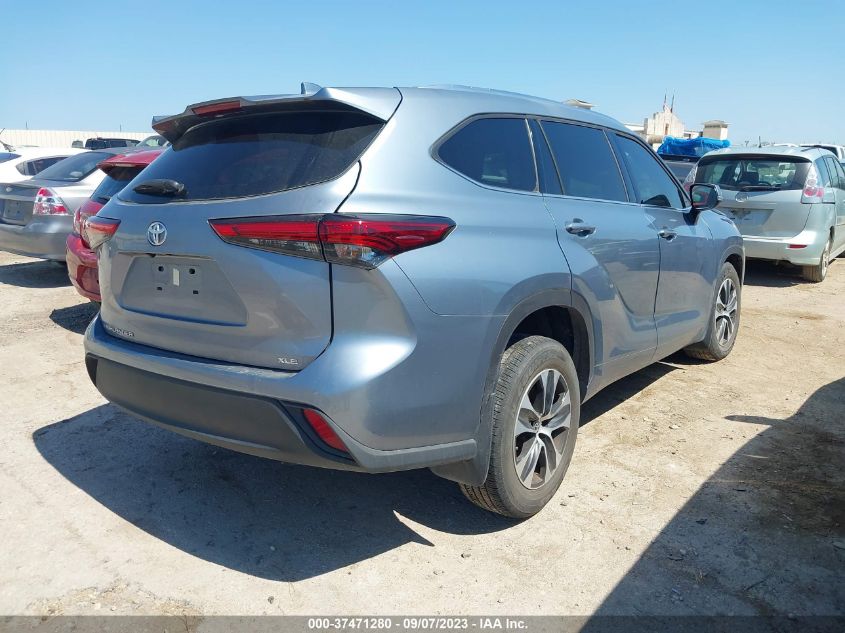 2021 TOYOTA HIGHLANDER XLE - 5TDGZRAH9MS042876