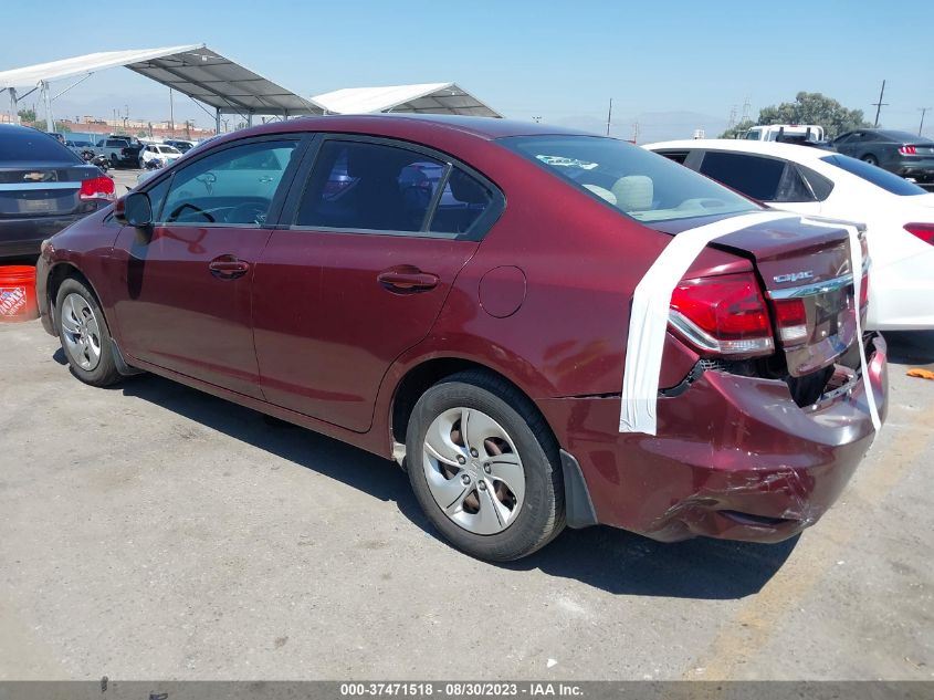 2013 HONDA CIVIC SDN LX - 2HGFB2F52DH503955