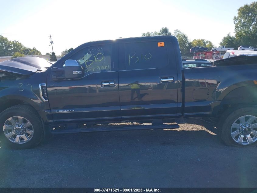 2019 FORD F-250 PLATINUM - 1FT7W2BT0KEE77923