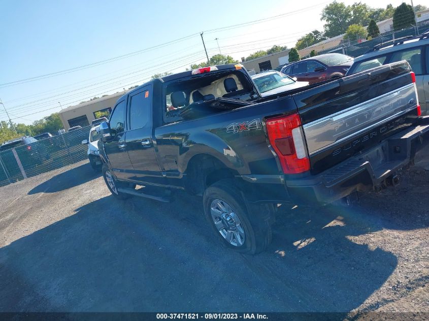 2019 FORD F-250 PLATINUM - 1FT7W2BT0KEE77923