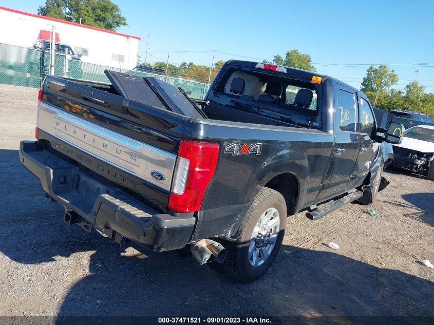 2019 FORD F-250 PLATINUM - 1FT7W2BT0KEE77923