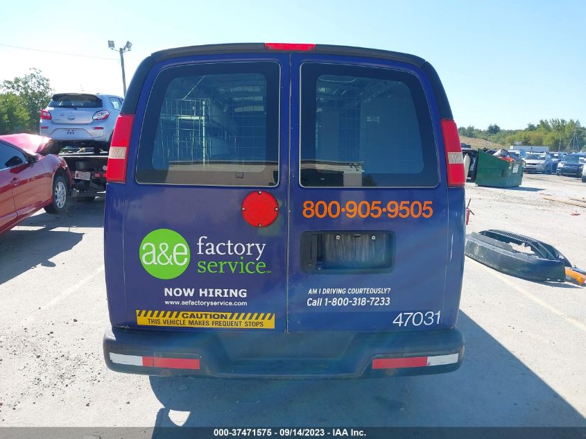 2014 CHEVROLET EXPRESS CARGO VAN - 1GCSGAFX5E1168328
