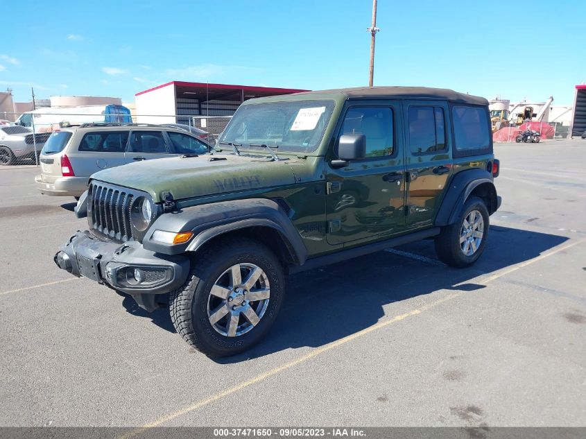 2021 JEEP WRANGLER UNLIMITED WILLYS SPORT 4X4 - 1C4HJXDG1MW774423
