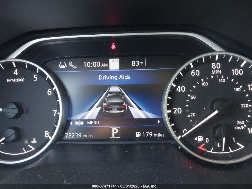 2020 NISSAN MAXIMA SV - 1N4AA6CV0LC364276