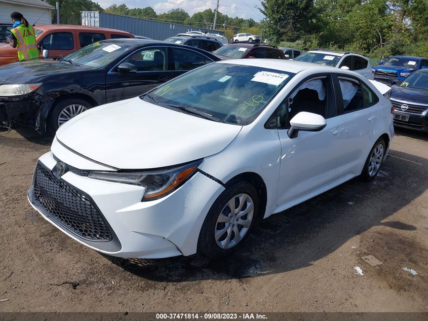 VIN 5YFEPMAE8MP224485 2021 TOYOTA COROLLA LE