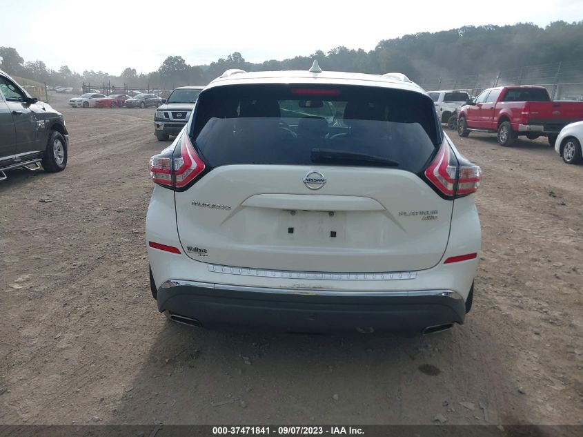 2017 NISSAN MURANO PLATINUM - 5N1AZ2MH4HN146370