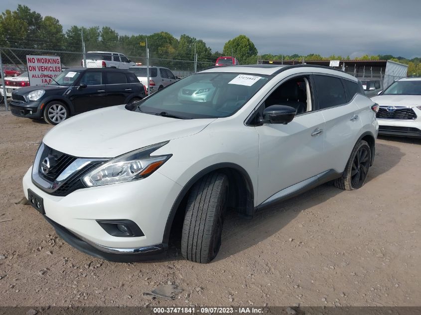 2017 NISSAN MURANO PLATINUM - 5N1AZ2MH4HN146370