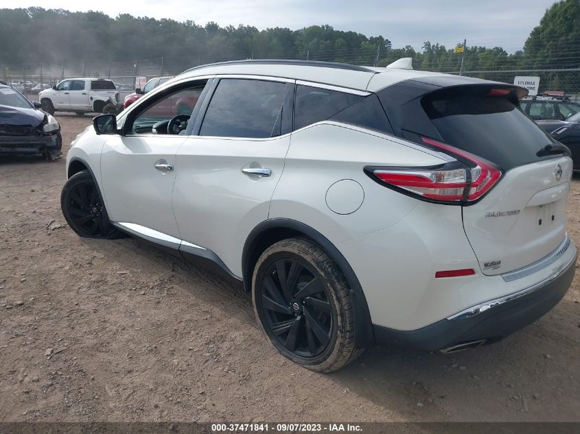 2017 NISSAN MURANO PLATINUM - 5N1AZ2MH4HN146370